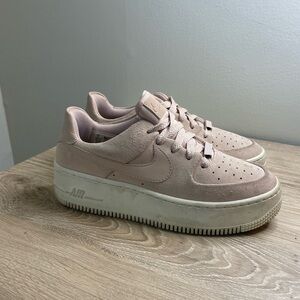 Nike Pink Air Force 1 Sneakers
